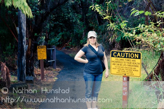 Julia at the sulphur banks